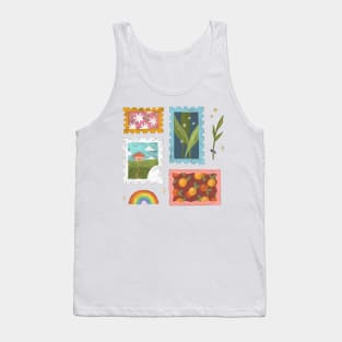 Portrait Chalk Hand Drawn Tank Top